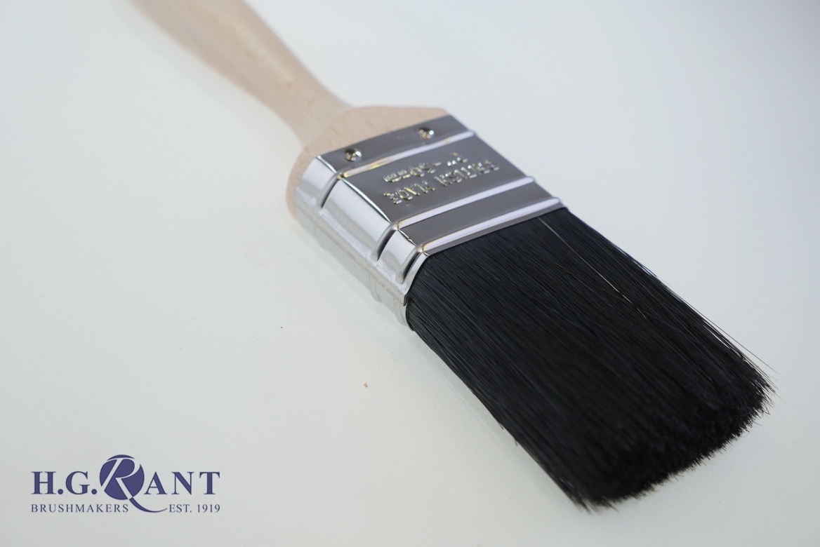 Professional Paint Brush with Beavertail Handle and Stainless Steel Ferrule